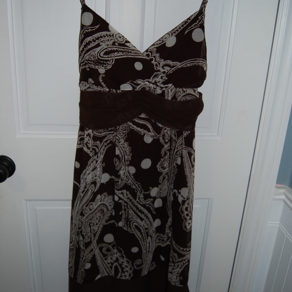 Hale Bob polka dot paisley dress